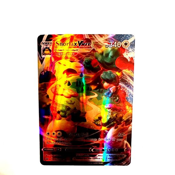 Pokemon Snorlax VMax Full Art Holo 142/202 2020 NM - Picture 1 of 2